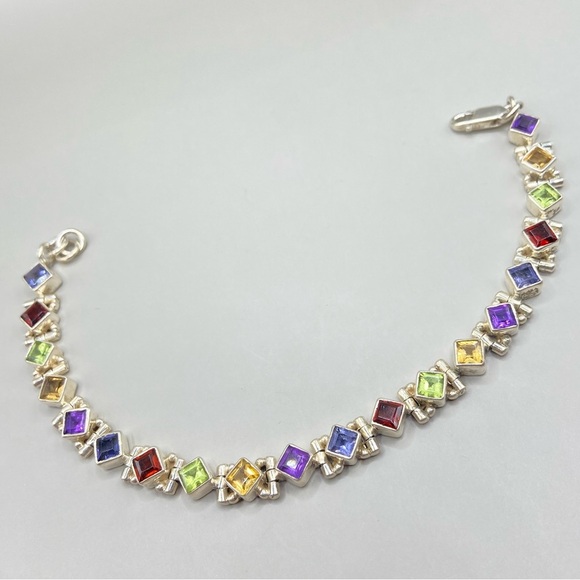 SILPADA Semi-Precious Gemstone Tennis Bracelet - Picture 1 of 10